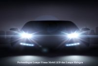 Perbandingan Lampu Utama Mobil LED dan Lampu Halogen